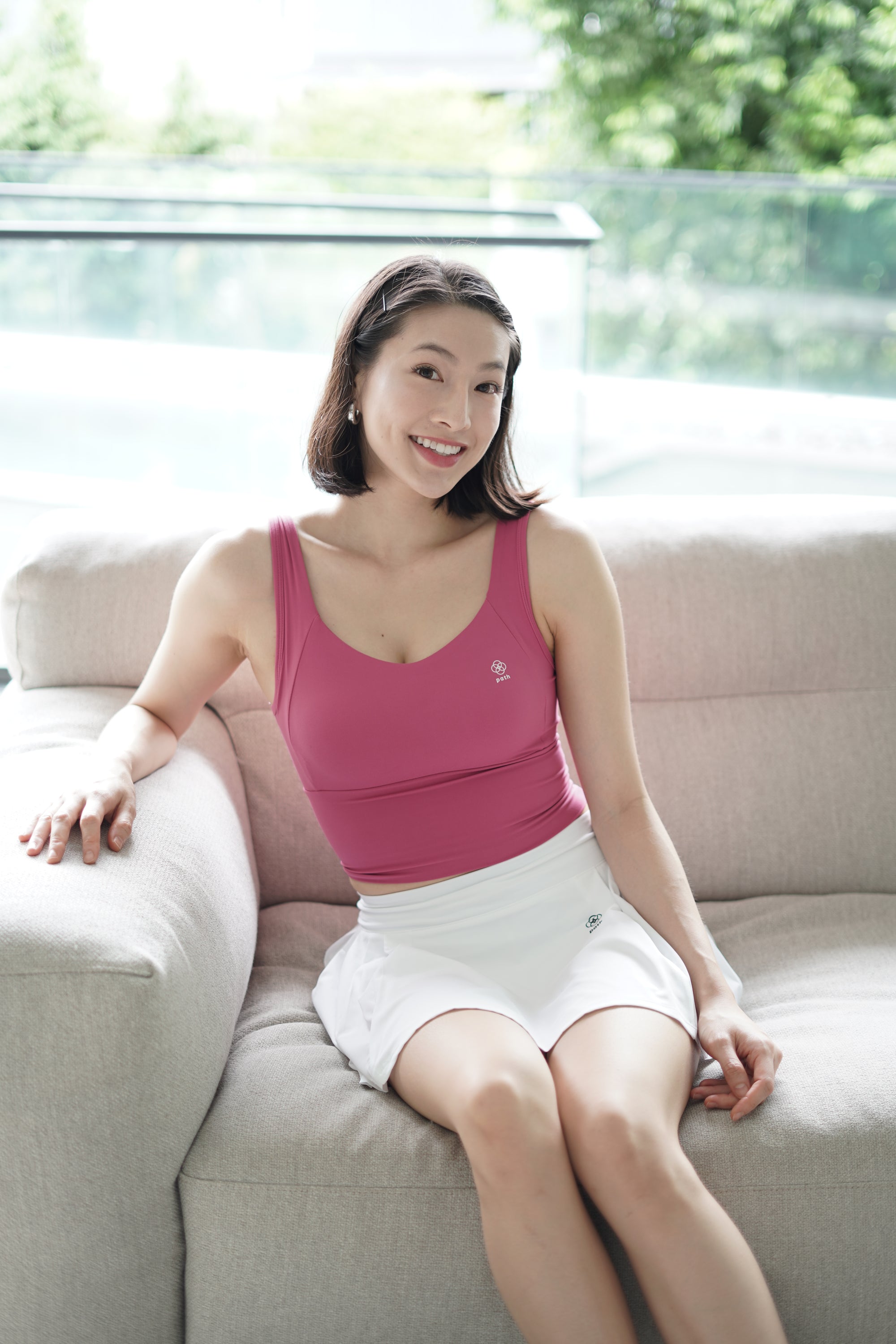 Solace Sports & Lifestyle Top - Fuchsia