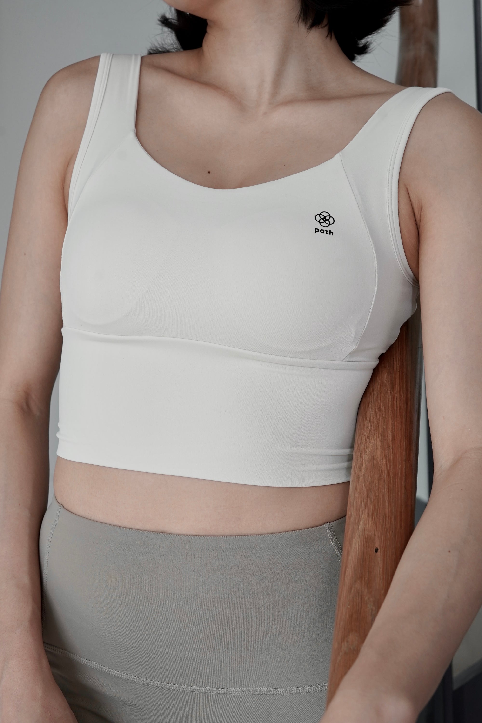 Solace Sports & Lifestyle Top - Ivory