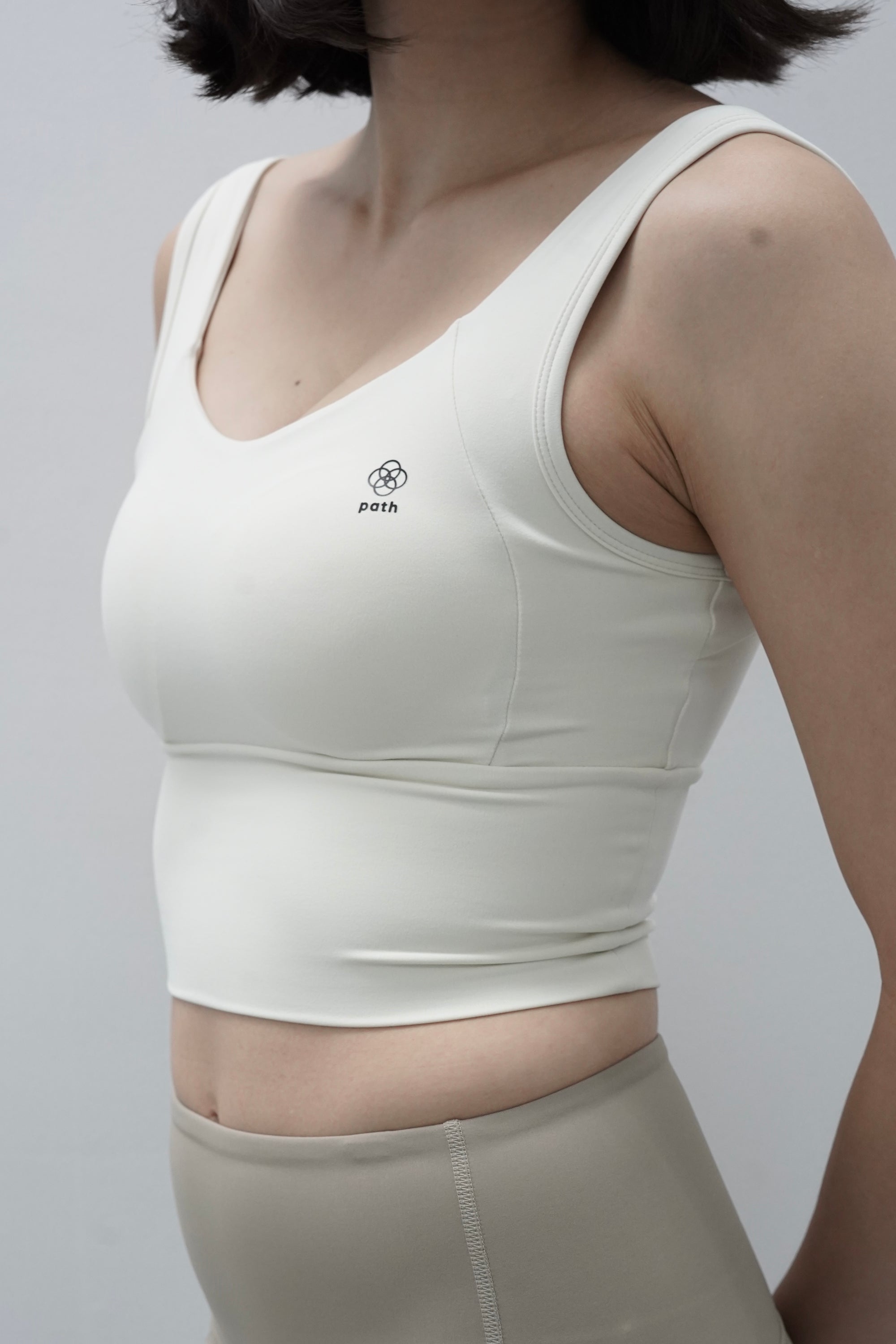 Solace Sports & Lifestyle Top - Ivory
