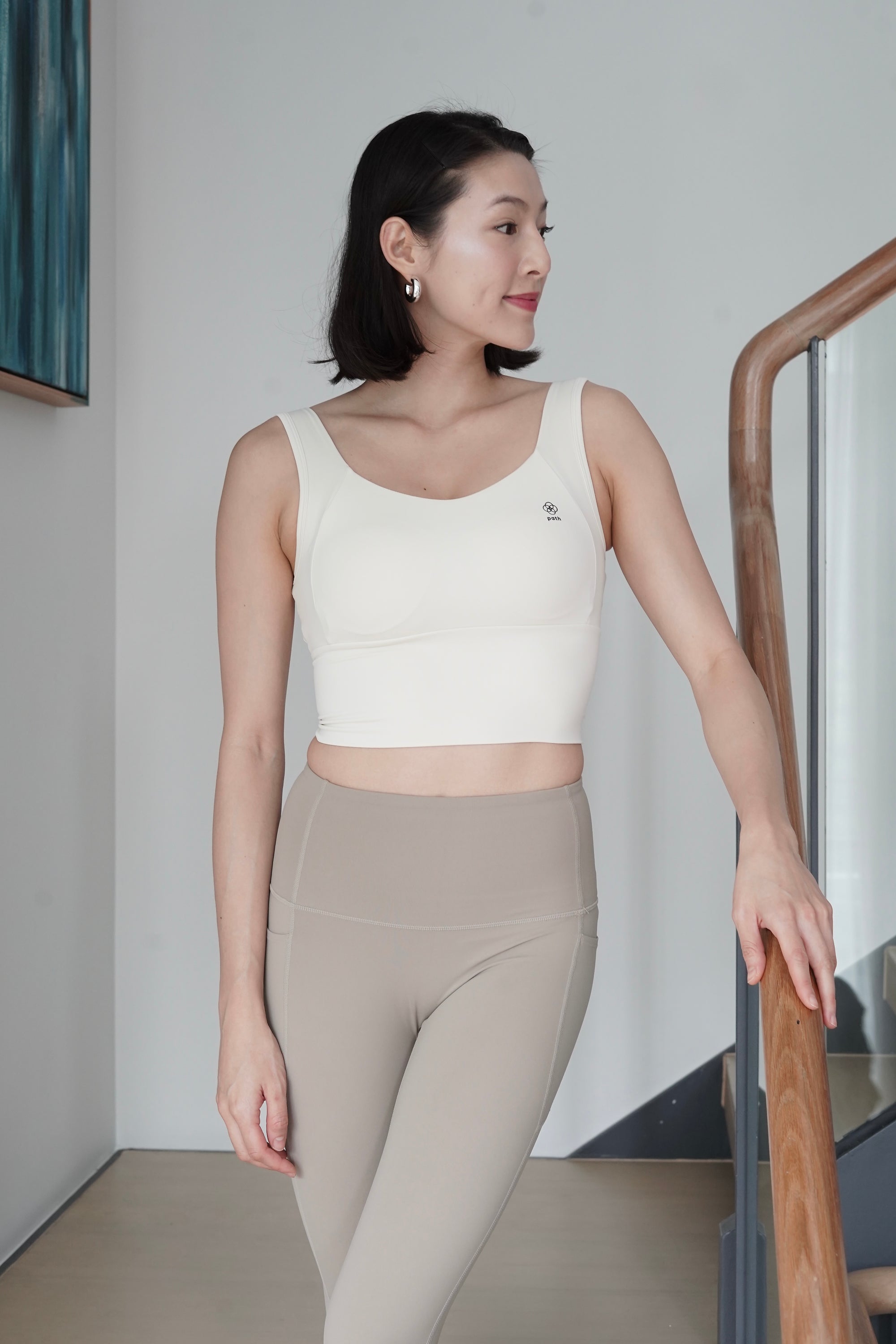 Solace Sports & Lifestyle Top - Ivory